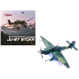 Junkers Ju 87G2 Stuka Bomber Aircraft '10.(Pz)/SG 2 Immelmann Oberst Hans-Ulrich Rudel Slovakia' (1944) German Luftwaffe 'Wing' Series 1/72 Diecast Model by Panzerkampf