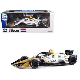 Dallara IndyCar #21 Rinus VeeKay 'Bitnile' Ed Carpenter Racing (Road Course Configuration) 'NTT IndyCar Series' (2023) 1/18 Diecast Model Car by Greenlight