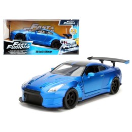 Brian's 2009 Nissan GTR R35 Blue Ben Sopra 'Fast & Furious' Movie 1/24 Diecast Model Car  by Jada