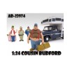 Cousin Budford 'Trailer Park' Figure For 1:24 Scale Model Cars by American Diorama