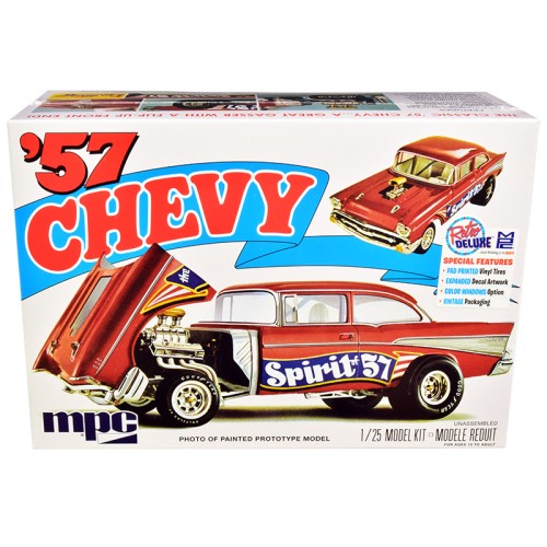 Skill 2 Model Kit 1957 Chevrolet Gasser Flip Nose 'Spirit of 57' 1/25 Scale Model by MPC