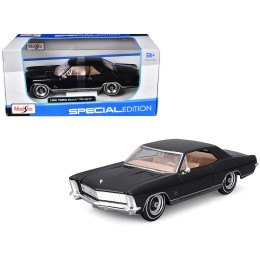 1965 Buick Riviera Gran Sport Black Metallic 'Special Edition' Series 1/26 Diecast Model Car by Maisto