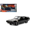 Dom's Plymouth GTX Black with Silver Stripes Fast & Furious F8 'The Fate of the Furious' Movie 1/32 Diecast Model Car by Jada