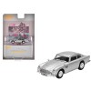 Aston Martin DB5 RHD (Right Hand Drive) Birch Silver Metallic 007 James Bond 'Thunderball' (1965) Movie Limited Edition 1/64 Diecast Model Car by Mini GT