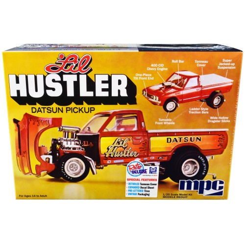 Skill 2 Model Kit 1975 Datsun Pickup Truck 'Lil Hustler' 1/25 Scale Model by MPC