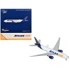 Boeing 777-200LRF Commercial Aircraft 'Atlas Air' (N703GT) White with Blue Tail 'Interactive Series' 1/400 Diecast Model Airplane by GeminiJets