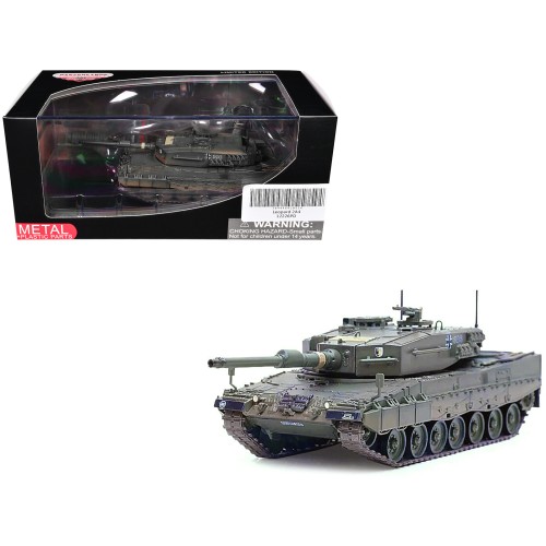 Leopard 2A4 Main Battle Tank with Snorkel 'Green Camouflage' German Army 'Armor Premium' Series 1/72 Diecast Model by Panzerkampf