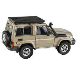 2014 Toyota Land Cruiser 71 SWB (Short Wheel Base) Sandy Taupe Brown 1/64 Diecast Model Car by Paragon Models