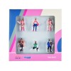 'Race Day 2' 6 piece Diecast Figure Set for 1/64 Scale Models by Tarmac Works & American Diorama