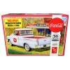 Skill 3 Model Kit 1955 Chevrolet Cameo Pickup Truck 'Coca-Cola' with Vintage Vending Machine and Dolly 1/25 Scale Model by AMT
