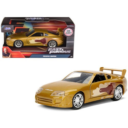 Slap Jack's Toyota Supra Gold 'Fast & Furious' Movie 1/32 Diecast Model Car by Jada