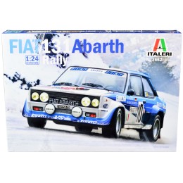 Skill 3 Model Kit Fiat 131 Abarth Rally #10 Winner 'Montecarlo Rally' (1980) 1/24 Scale Model by Italeri