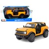 2021 Ford Bronco Badlands Orange Metallic 'Special Edition' 1/18 Diecast Model Car by Maisto