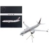 Boeing 737 MAX 8 Commercial Aircraft 'Qatar Airways' Gray and White with Tail Graphics 'Gemini 200' Series 1/200 Diecast Model Airplane by GeminiJets