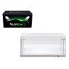 Collectible Display Show Case with LED Lights for 1/18 1/24 Models with White Base by Illumibox