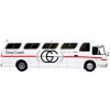 1966 GM PD4107 'Buffalo' Coach Bus 'Gray Coach' Destination: 'Pearson Airport' Toronto (Ontario Canada) 'Vintage Bus & Motorcoach Collection' 1/87 Diecast Model by Iconic Replicas