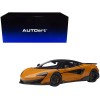 Mclaren 600LT Myan Orange and Carbon 1/18 Model Car by Autoart