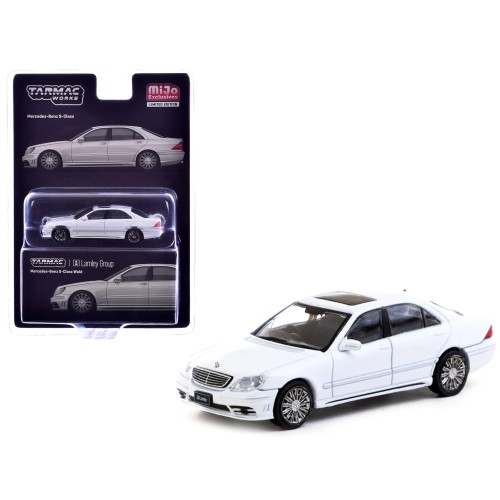 Mercedes-Benz S-Class Wald 'Lamley Special Edition' Alabaster White 'Global64' Series 1/64 Diecast Model by Tarmac Works