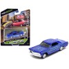 1965 Buick Riviera Candy Blue with Graphics 'Lowriders' 'Maisto Design' Series 1/64 Diecast Model Car by Maisto