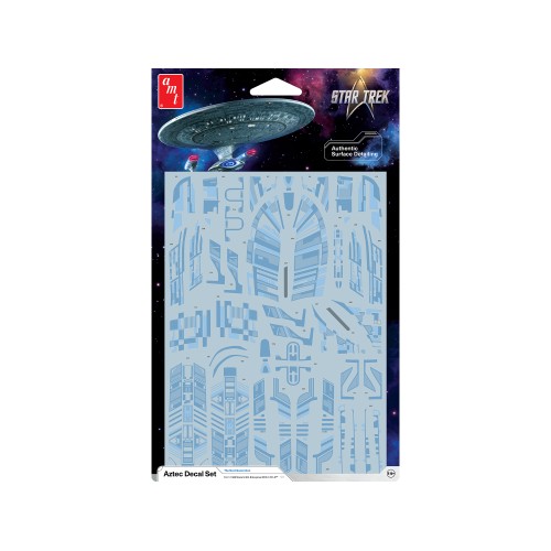 'Star Trek: The Next Generation' U.S.S. Enterprise NCC-1701-D Aztec Decal Set 1/1400 Scale by AMT
