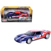 Ford GT Concept #58 Blue and Red with White Stripes 'GT Racing' Series 1/24 Diecast Model Car by Motormax