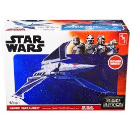 Skill 2 Model Kit Havoc Marauder Space Ship 'Star Wars: The Bad Batch' (2021-Current) TV Series 1/144 Scale Model by AMT
