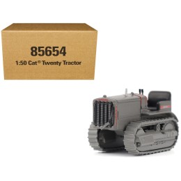 CAT Caterpillar Twenty Tractor Gray 'Centennial Series' 1/50 Diecast Model by Diecast Masters