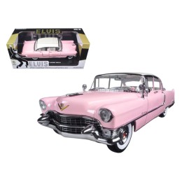 1955 Pink Cadillac Fleetwood Series 60 Special 'Elvis Presley' 1/18 Diecast Model Car by Greenlight