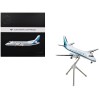 Saab 340A Commercial Aircraft 'Eastern Express/Bar Harbor' (N407BH) White with Blue Stripes 'Gemini 200' Series 1/200 Diecast Model Airplane by GeminiJets