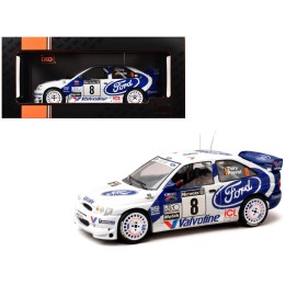 Ford Escort WRC #8 Bruno Thiry - Stephane Prevot 3rd Place 'RAC Rally' (1998) 1/18 Diecast Model Car by IXO Models