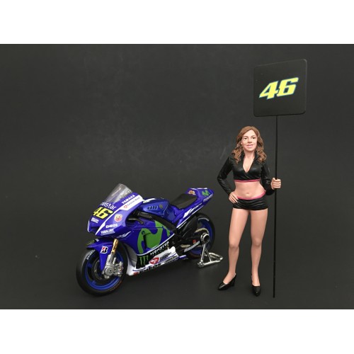 Paddock Girl Figure For 1:24 Scale Models by American Diorama