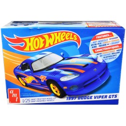 Skill 1 Snap Model Kit 1997 Dodge Viper GTS 'Hot Wheels' 1/25 Scale Model by AMT