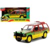 Ford Explorer Red and Yellow with Green Graphics 'Jurassic Park' (1993) Movie 30th Anniversary 'Hollywood Rides' Series 1/32 Diecast Model Car by Jada