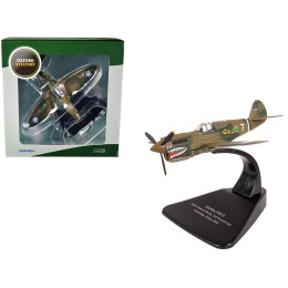 Curtiss P40 E Warhawk Fighter Plane Pilot: Robert Neale 1st Pursuit Squadron Kunming China (1944) 'Oxford Aviation' Series 1/72 Diecast Model Airplane by Oxford Diecast