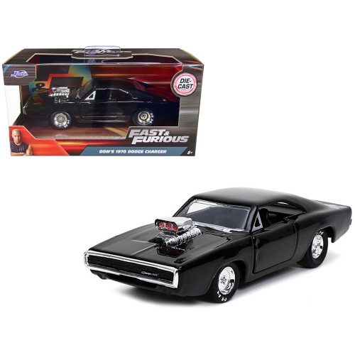Dom's 1970 Dodge Charger 500 Black 'Fast & Furious 9 F9' (2021) Movie 1/32 Diecast Model Car by Jada