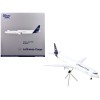 Airbus A321P2F Commercial Aircraft 'Lufthansa Cargo' (D-AEUC) White with Blue Tail 'Gemini 200' Series 1/200 Diecast Model Airplane by GeminiJets