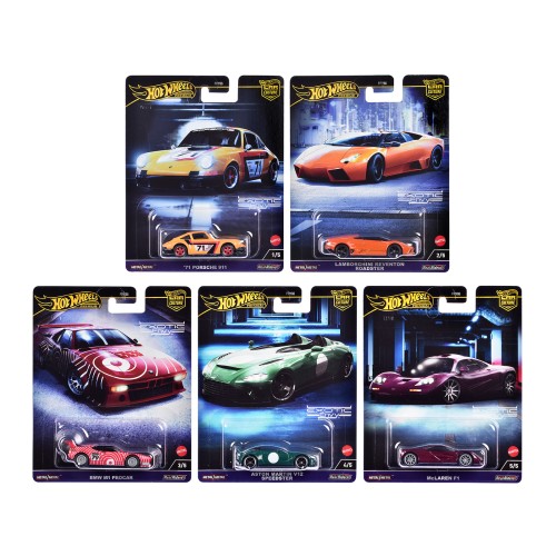 'Exotic Envy' 5 piece Set 'Car Culture' 2024 Series G Diecast Model Cars by Hot Wheels