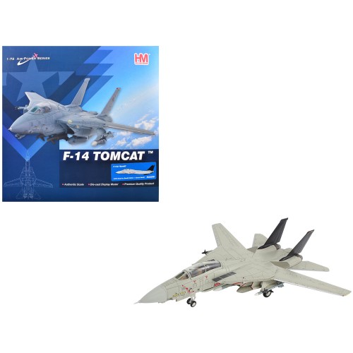 Grumman F-14A Tomcat Fighter Aircraft 'Bandit Rogue Nation' United States Navy 'Air Power Series' 1/72 Diecast Model by Hobby Master