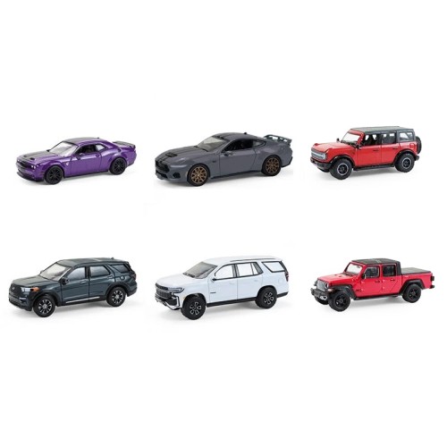 'Showroom Floor' Series 7 Set of 6 Cars 1/64 Diecast Model Cars by Greenlight