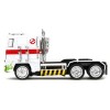 G1 Autobot Optimus Prime Truck White with Robot on Chassis from 'Transformers' TV Series - 'Ghostbusters' (1984) Movie Crossover 'Hollywood Rides' Series Diecast Model by Jada