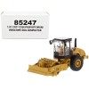 CAT Caterpillar CS56 Padfoot Drum Vibratory Soil Compactor with Operator 'High Line' Series 1/87 (HO) Scale Diecast Model by Diecast Masters