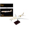 Boeing 777F Commercial Aircraft 'Etihad Airways Cargo' Beige with Tail Graphics 'Gemini 200 - Interactive' Series 1/200 Diecast Model Airplane by GeminiJets