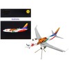 Boeing 737-700 Commercial Aircraft with Flaps Down 'Southwest Airlines - California One' California Flag Livery 'Gemini 200' Series 1/200 Diecast Model Airplane by GeminiJets