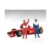 'Racing Legends' 90's Figures A and B Set of 2 for 1/18 Scale Models by American Diorama
