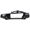 2023 Dodge Charger Pursuit Police Car Black and White 'Law Enforcement and Public Service' Series 1/24 Diecast Model Car by Motormax