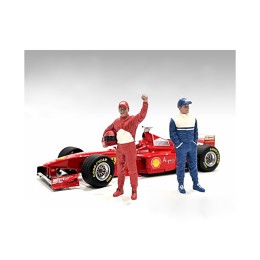 'Racing Legends' 90's Set of 2 Diecast Figures for 1/43 Scale Models by American Diorama