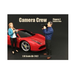 Camera Man Figurine I 'Camera Crew' for 1/18 Scale Models by American Diorama