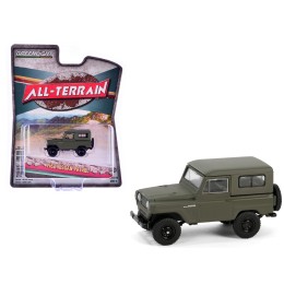1962 Nissan Patrol Matt Olive Green 'All Terrain' Series 16 1/64 Diecast Model Car by Greenlight