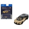 Bugatti Chiron Supersport Silk Gold Metallic and Nocturne Black 'Hypercar League Collection' 1/64 Diecast Model Car by PosterCars