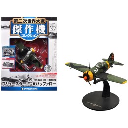 Brewster F2A Buffalo Fighter Aircraft '3rd Squadron Lentolaivue 24' Finnish Air Force 1/72 Diecast Model by DeAgostini